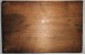 Kleines Tablett aus der Grnderzeit, Holz-Glas