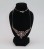 Elegantes Collier mit roten Zirkonia-Steinen
