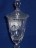 Deckelpoklal aus Glas, Georg III. - Knig von Hannover 1814-1820