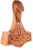 Wandschmuck: Wikinger Thorshammer mit Rabenkopf, 27cm