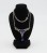 Elegantes Collier mit blauen Kristallsteinen