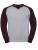 Pullover/Sweat, &quot;Extrem Hart Steuerbord&quot; hellgrau/burgund-melange