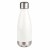 Edelstahl Trinkflasche in weiss oder silber, 350 ml